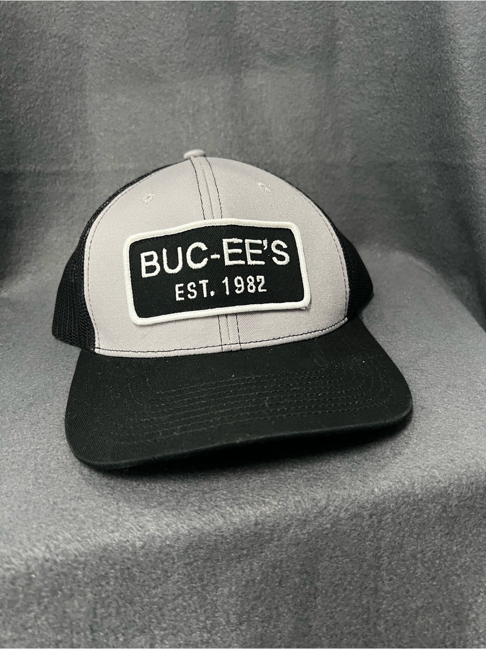 Buc-ee's Gray and Black Trucker Hat - Buc-ee's Est. 1982
